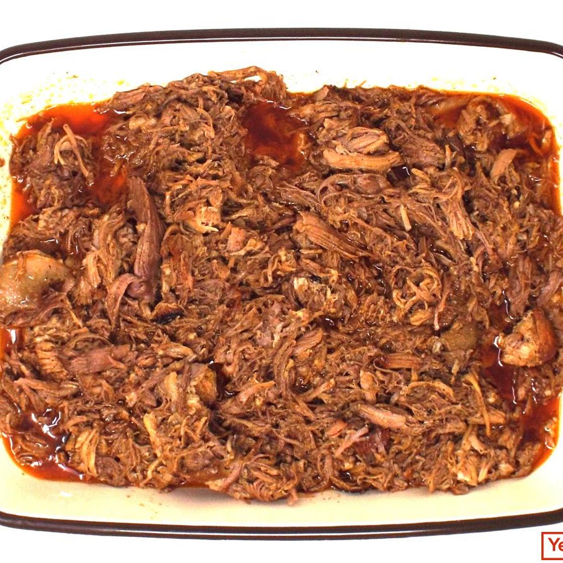 Spicy No-BBQ-Sauce Slow Cooker Pulled Pork