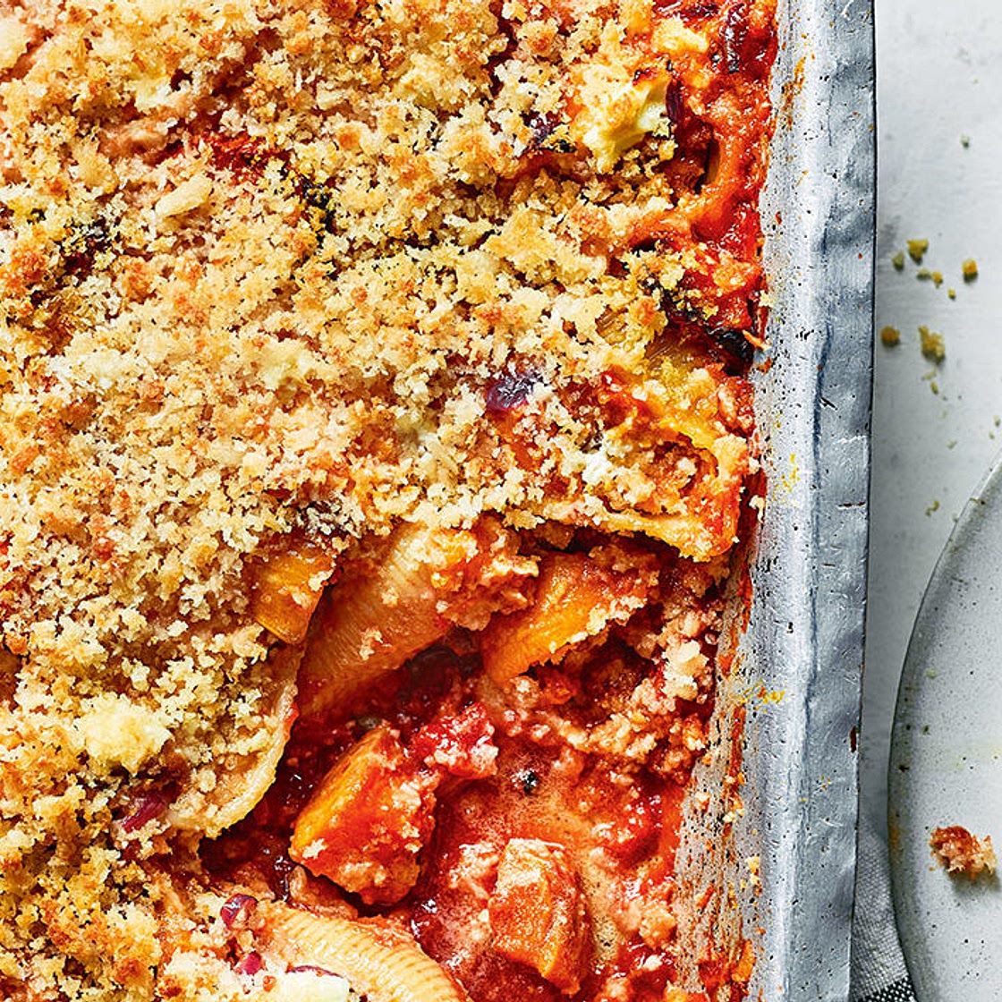 Reader recipe: Goat’s cheese and squash pasta