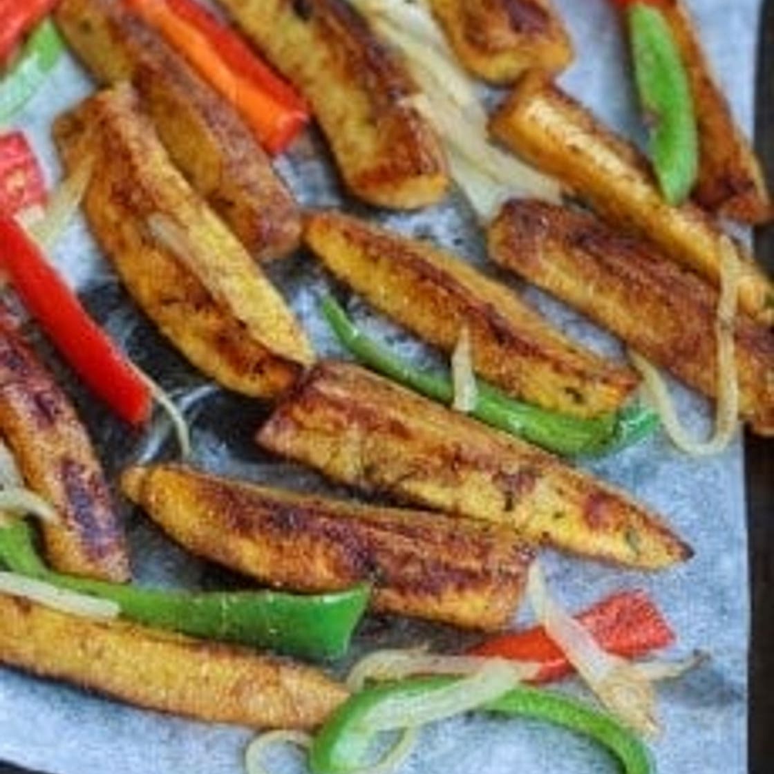 Roast Jerk Plantains