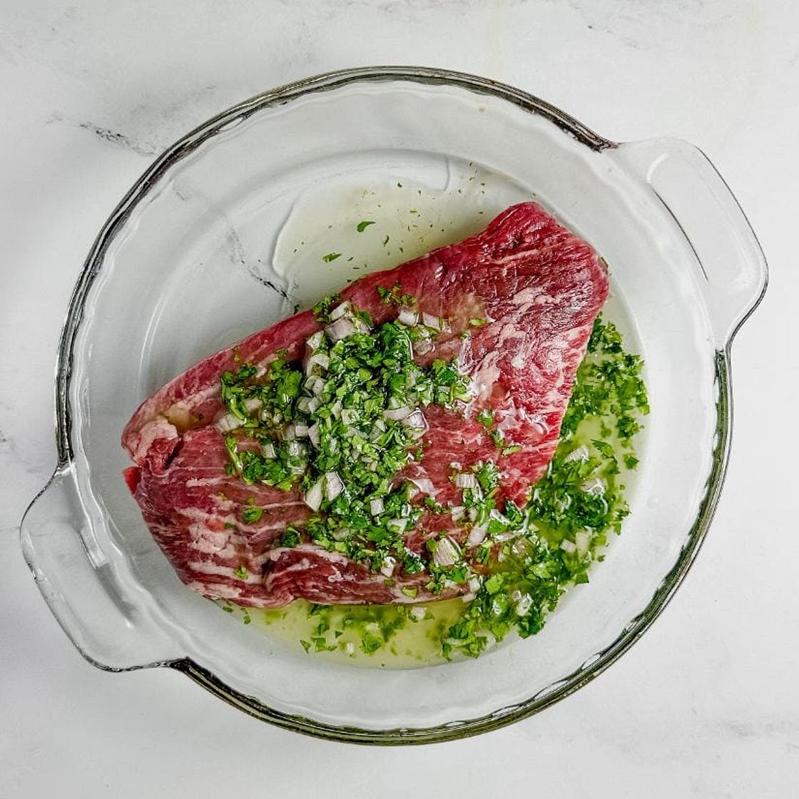 Easy Grilled Steak Salad with Herb Shallot Dressing