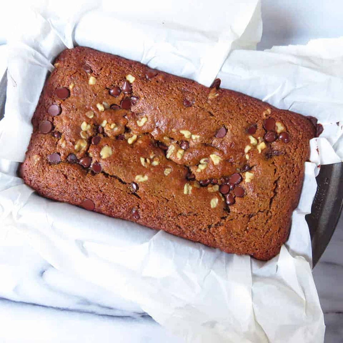 Walnut Chocolate Chip Beer Bread