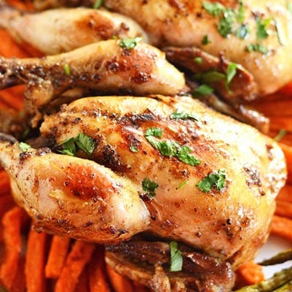 Slow Cooker Cornish hens