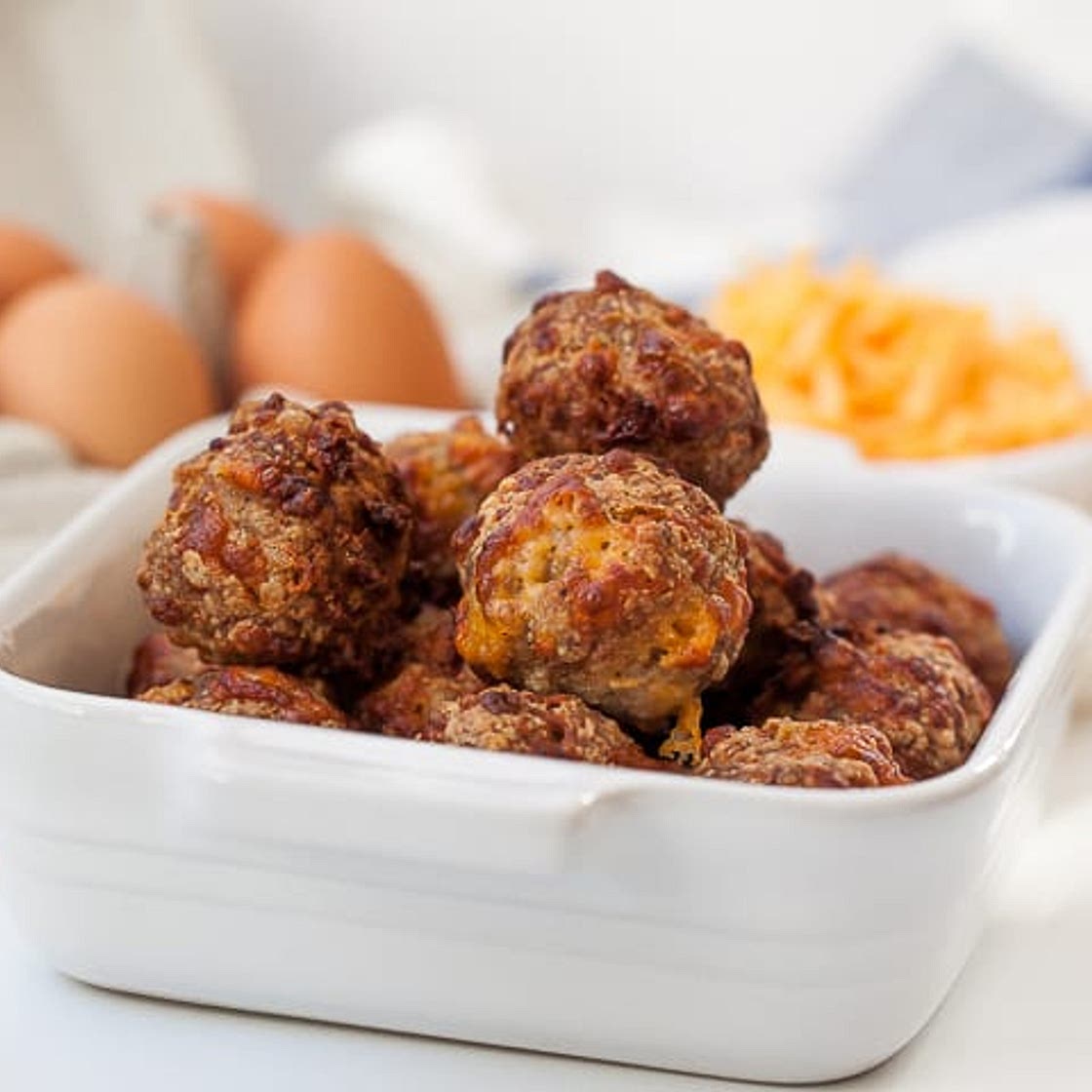Keto Air Fryer Sausage Balls