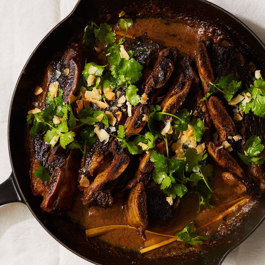 Short Ribs Slow-Roasted in Coconut Milk