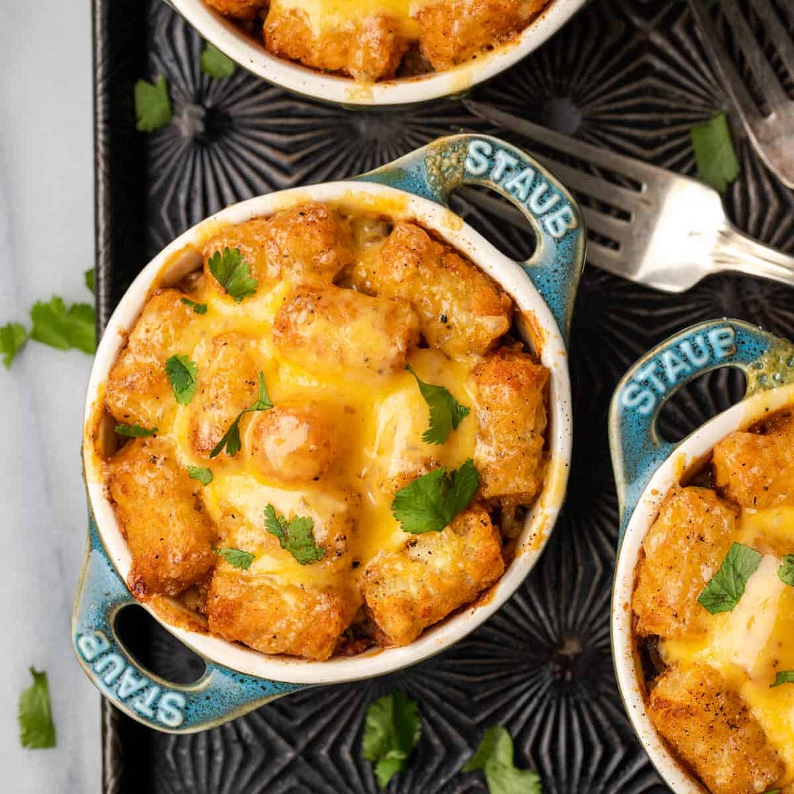 Mexican Tater Tot Casserole