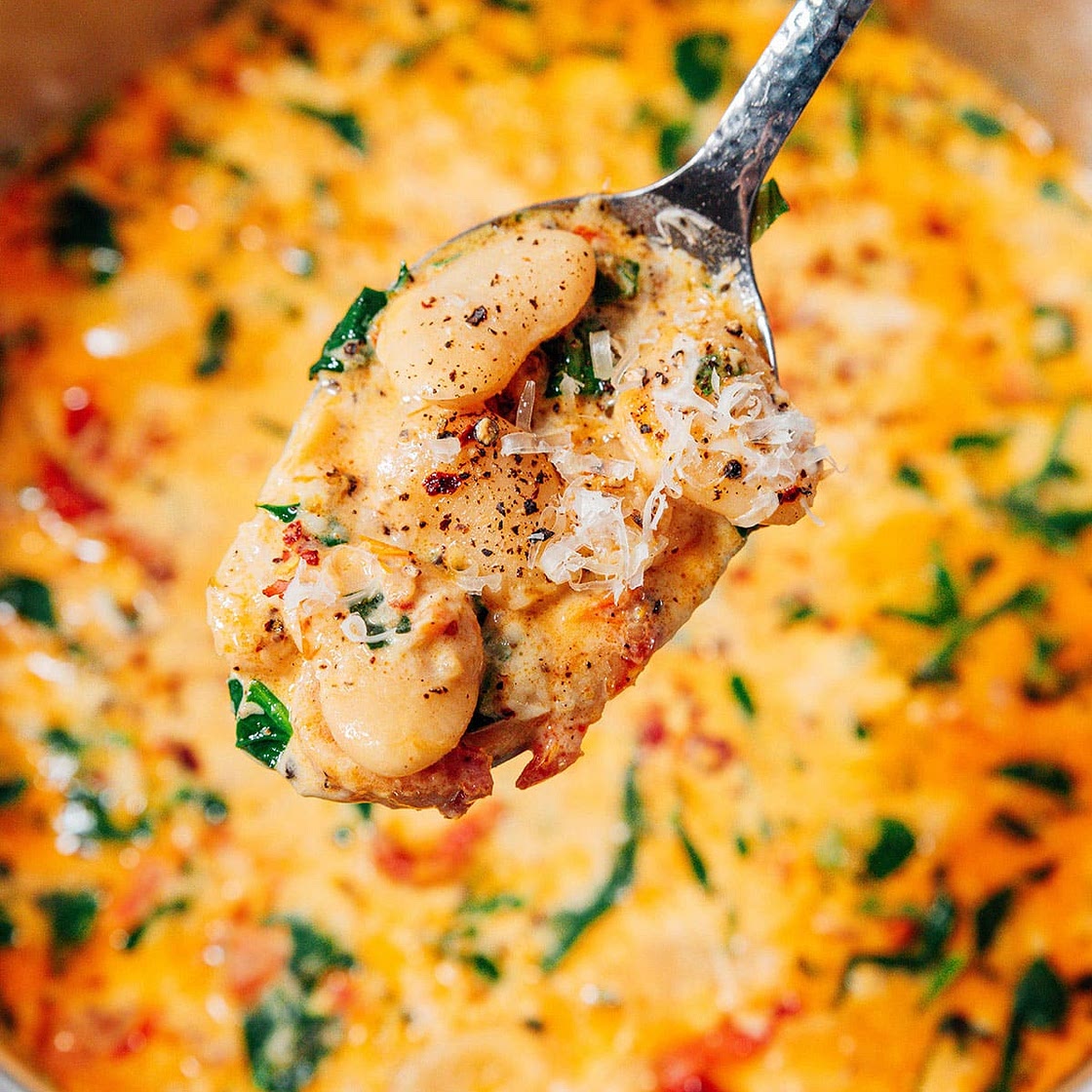 Marry Me Butter Beans (With Creamy Tuscan Sauce)