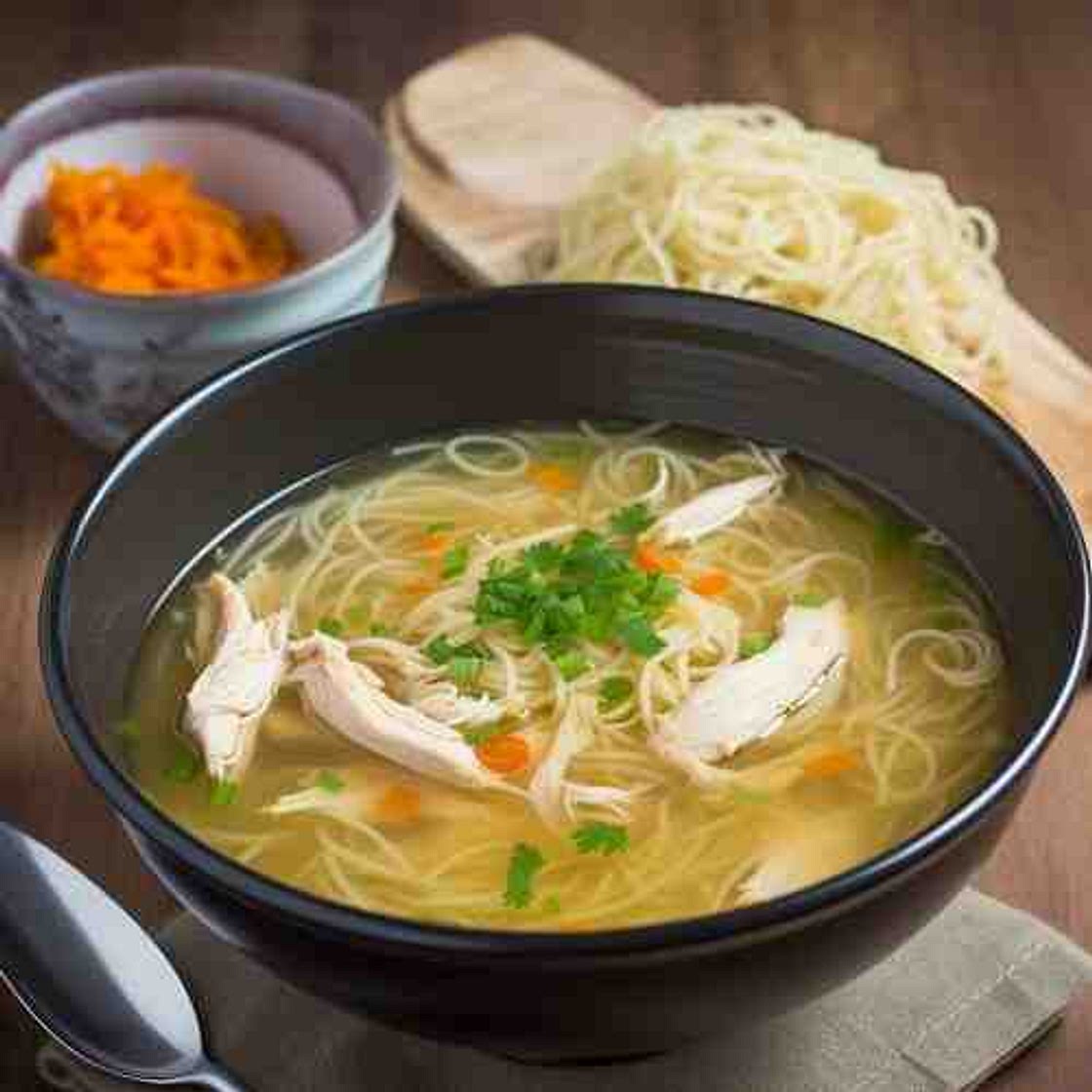 British Classic Chicken Noodle Soup Recipe (Mary Berry)
