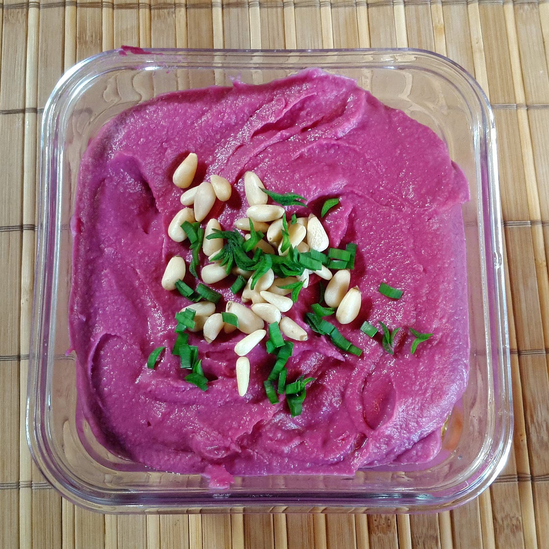 Purple Yam Hummus