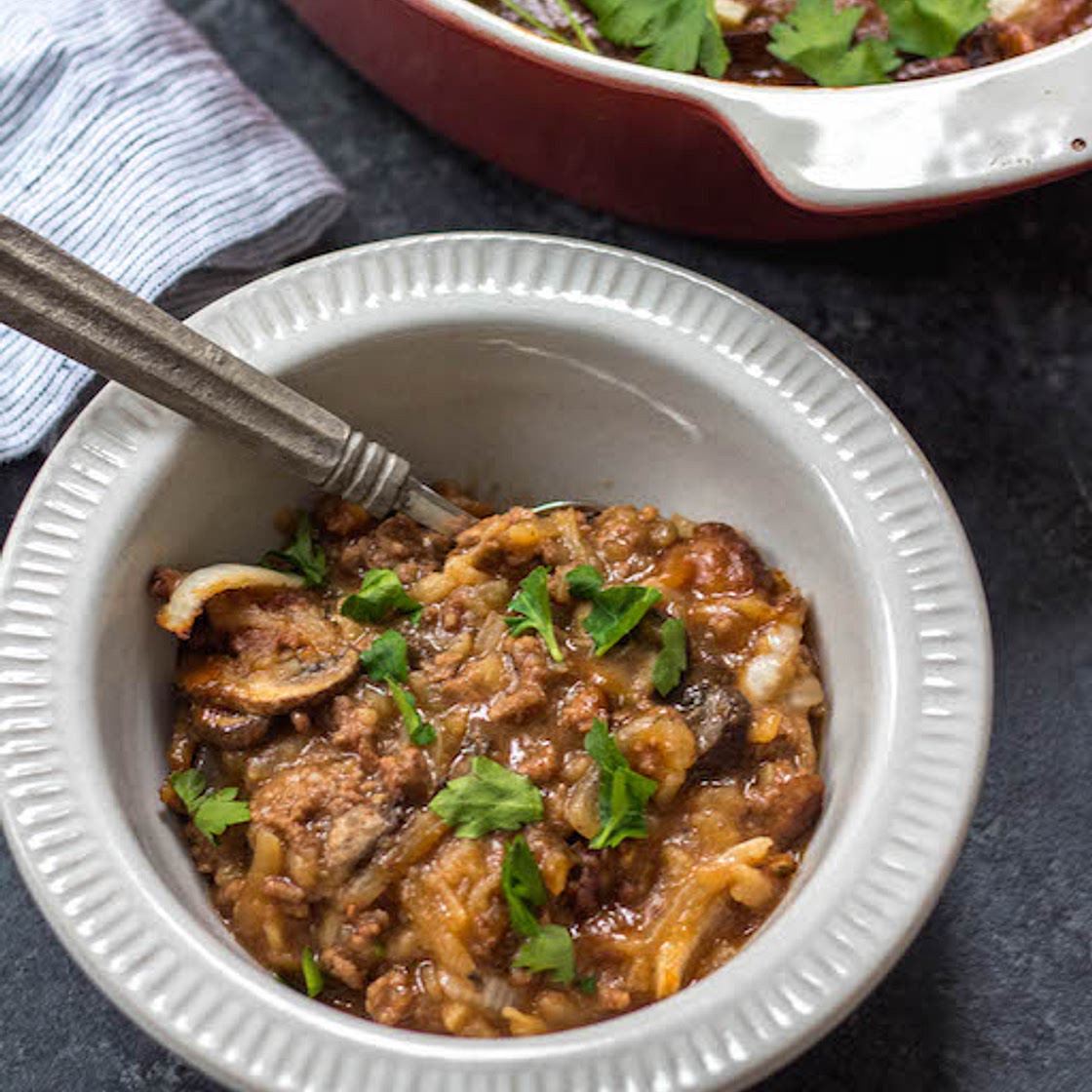 Salisbury Steak Casserole: Whole30, Paleo, Gluten-Free