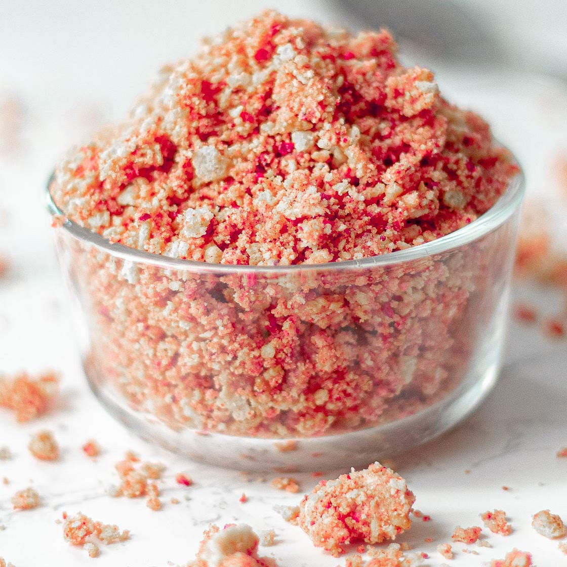 Strawberry Crunch Topping - Shortcake Crumble Recipe