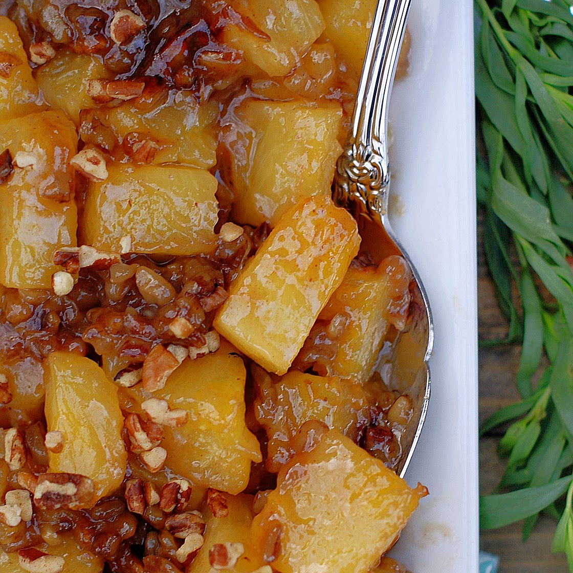 Brown Sugar Roasted Pineapples