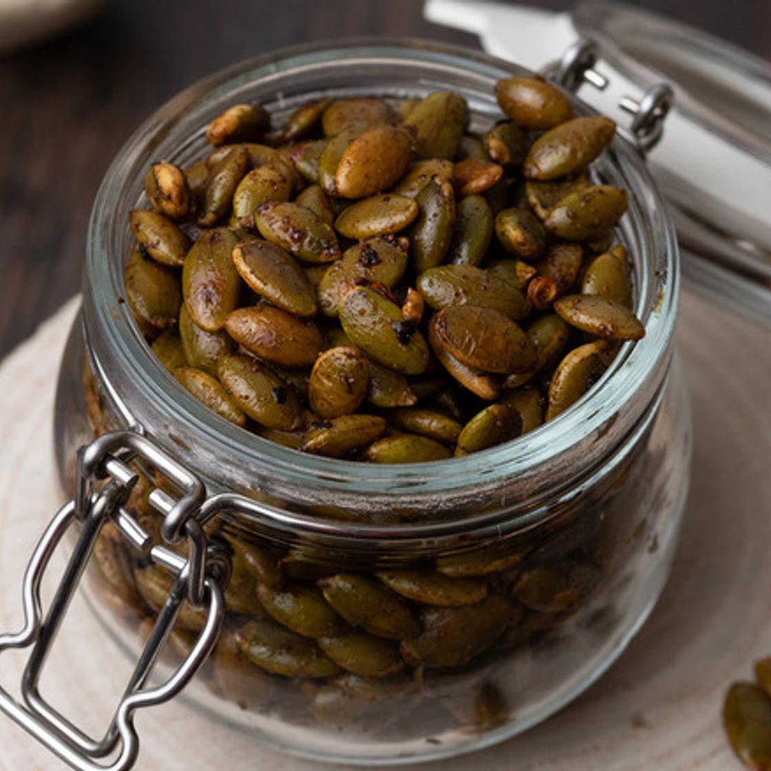 Chili-Roasted Pumpkin Seeds Recipe