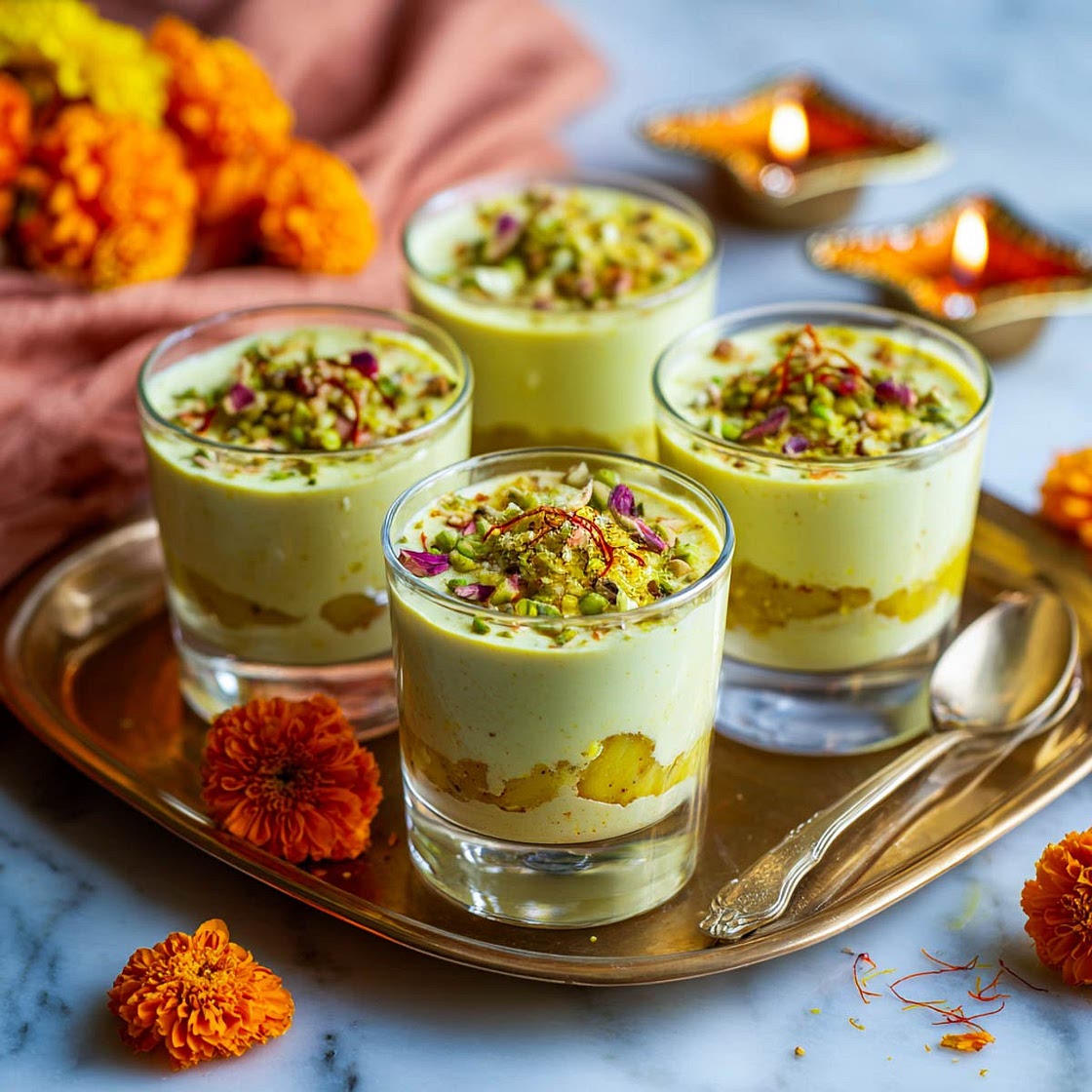 Ras Malai Mousse Cups