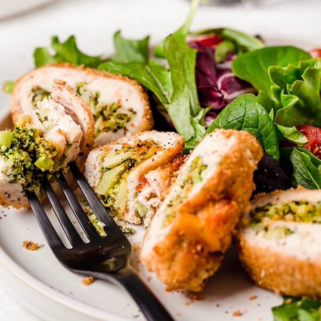 Broccoli and Cheese Stuffed Chicken