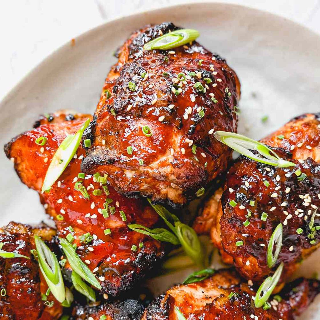 Easy Grilled Gochujang Chicken Thighs