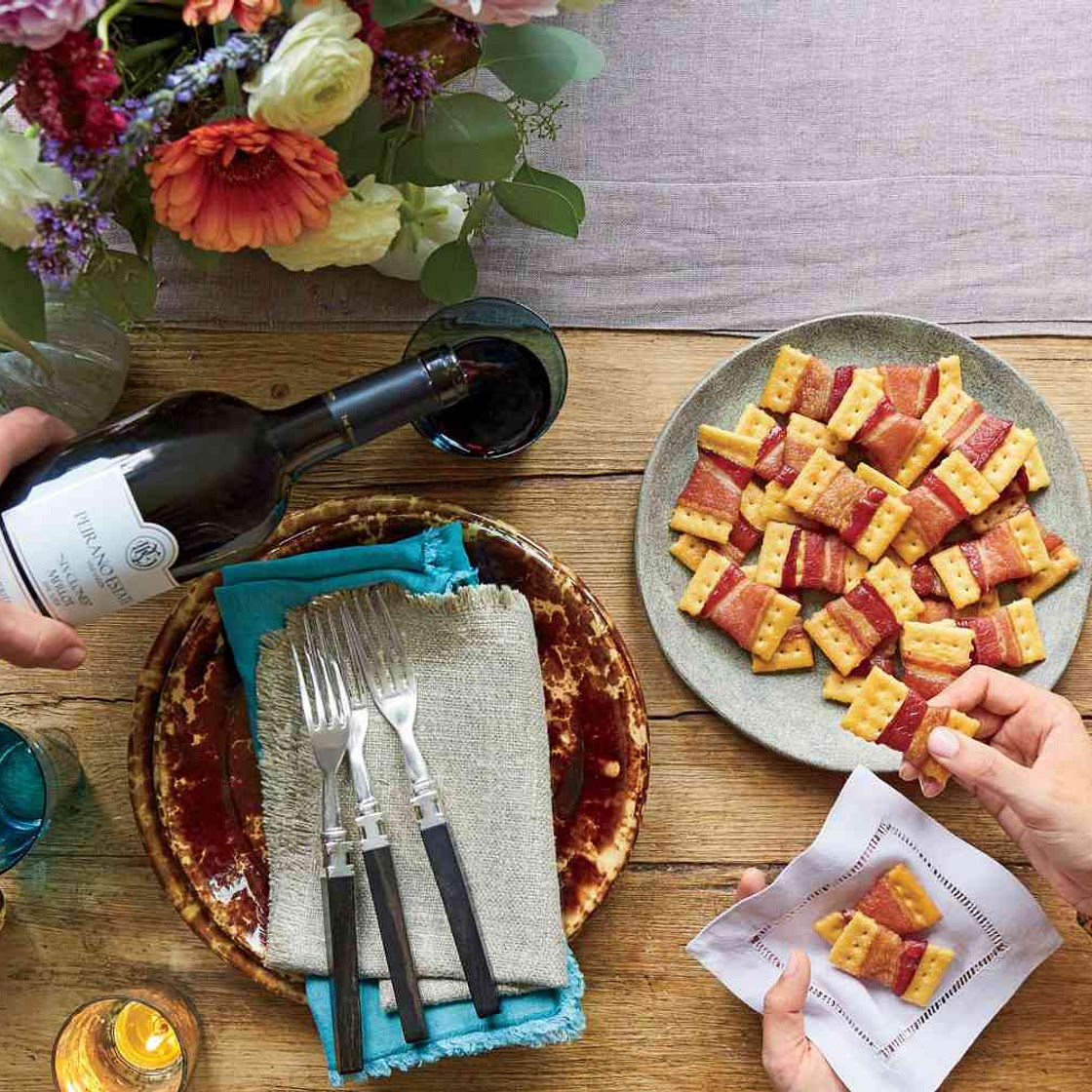 Bacon Bow Tie Crackers Recipe