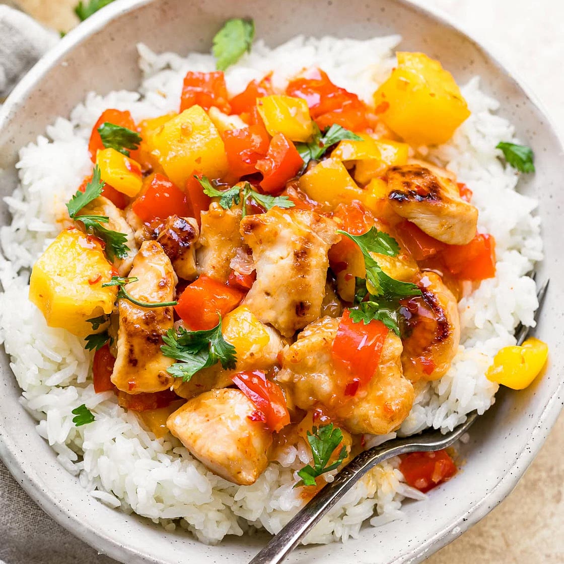 Pineapple Chicken Stir Fry