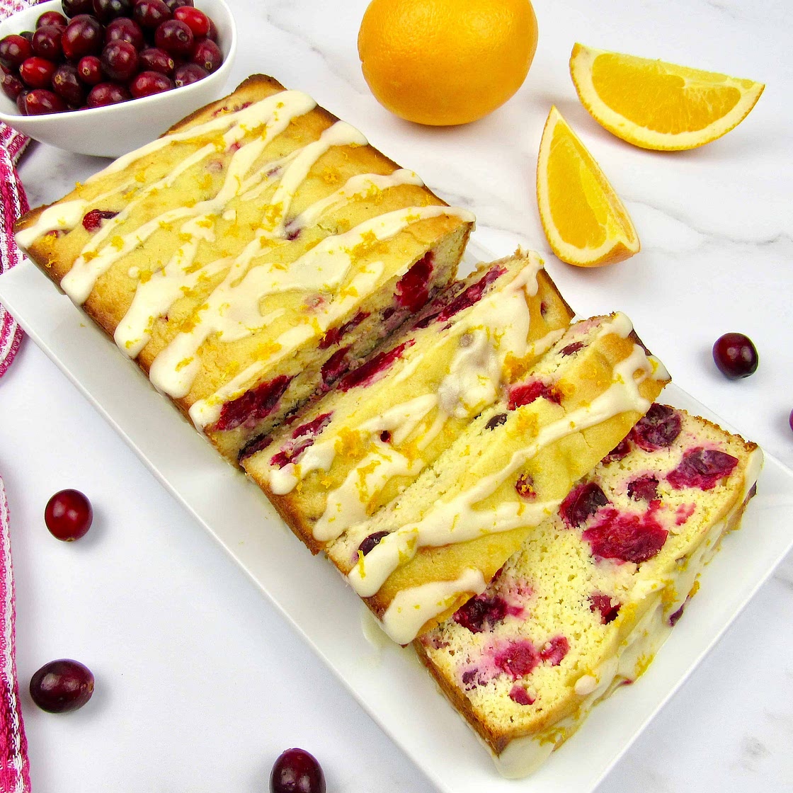Keto Cranberry Orange Bread (Gluten-Free)
