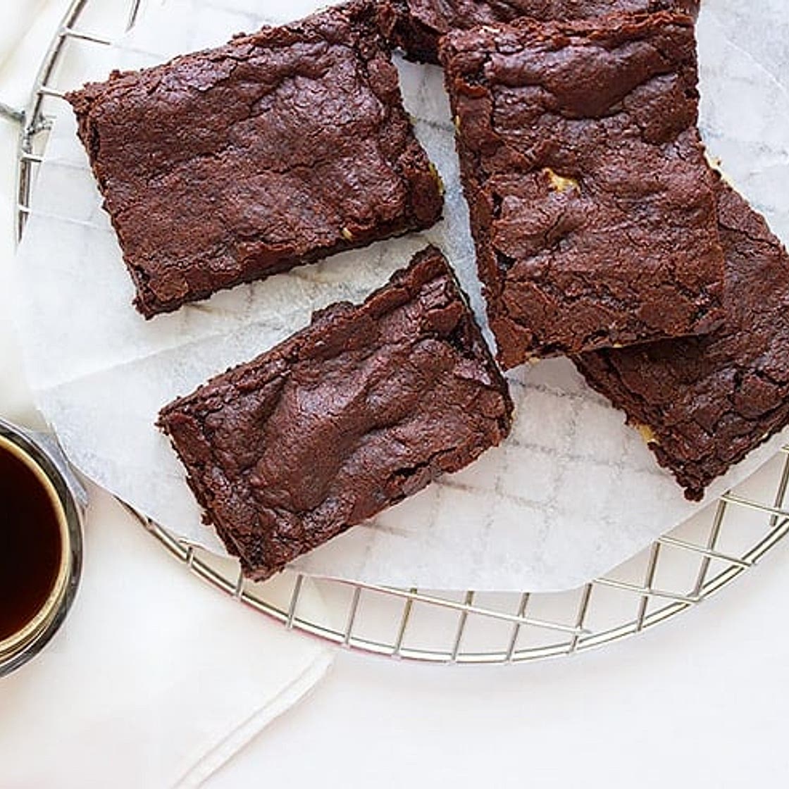 Chewy Gooey Fudge Brownies (Extra Fudgy and Eggless!)