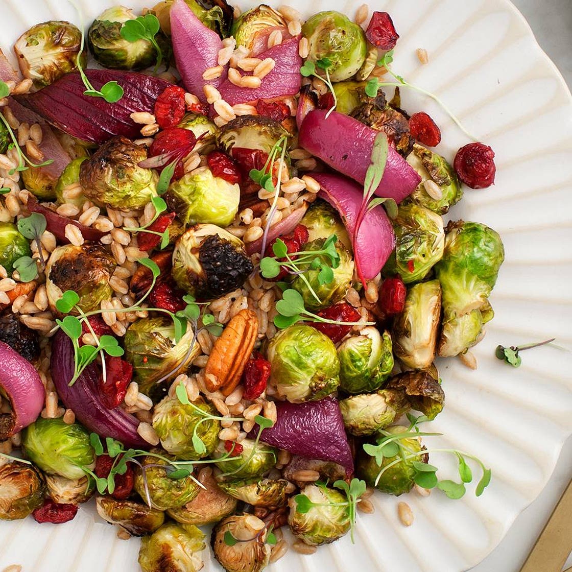 Balsamic Roasted Brussels Sprouts