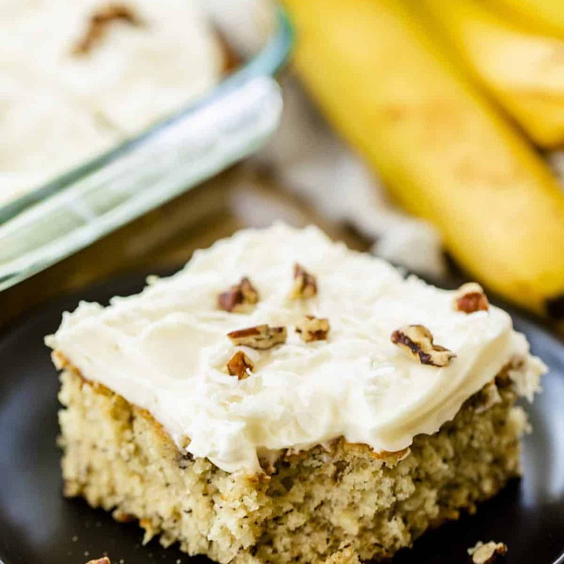 Banana Cake with Coconut Frosting