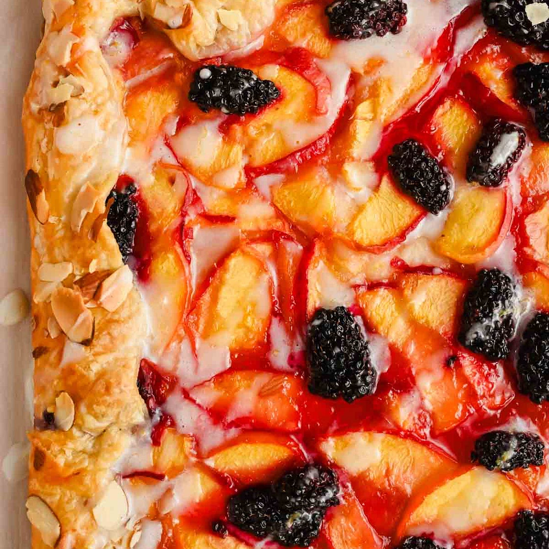 Peach Berry Galette