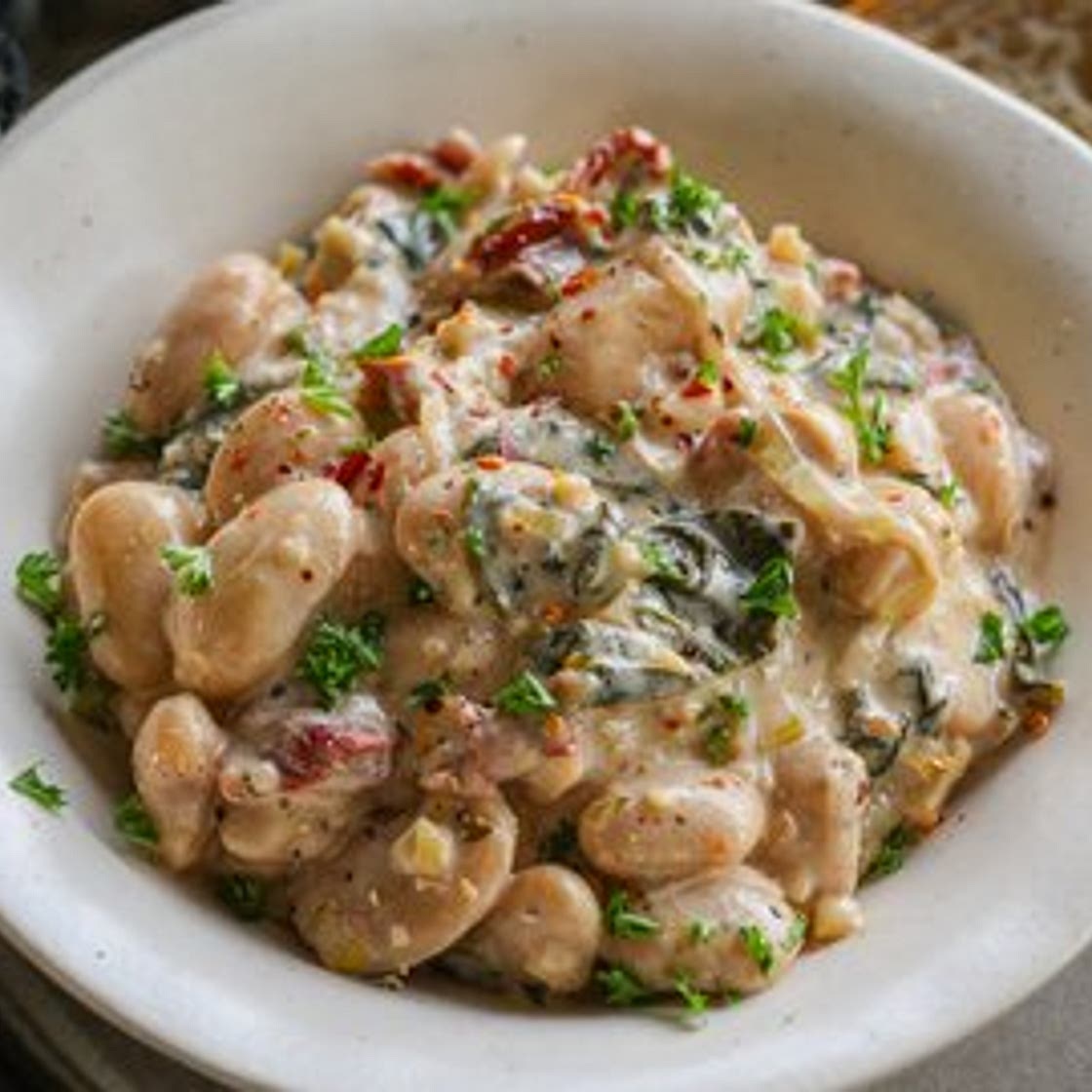 Sun-Dried Tomato & Butter Bean Stew