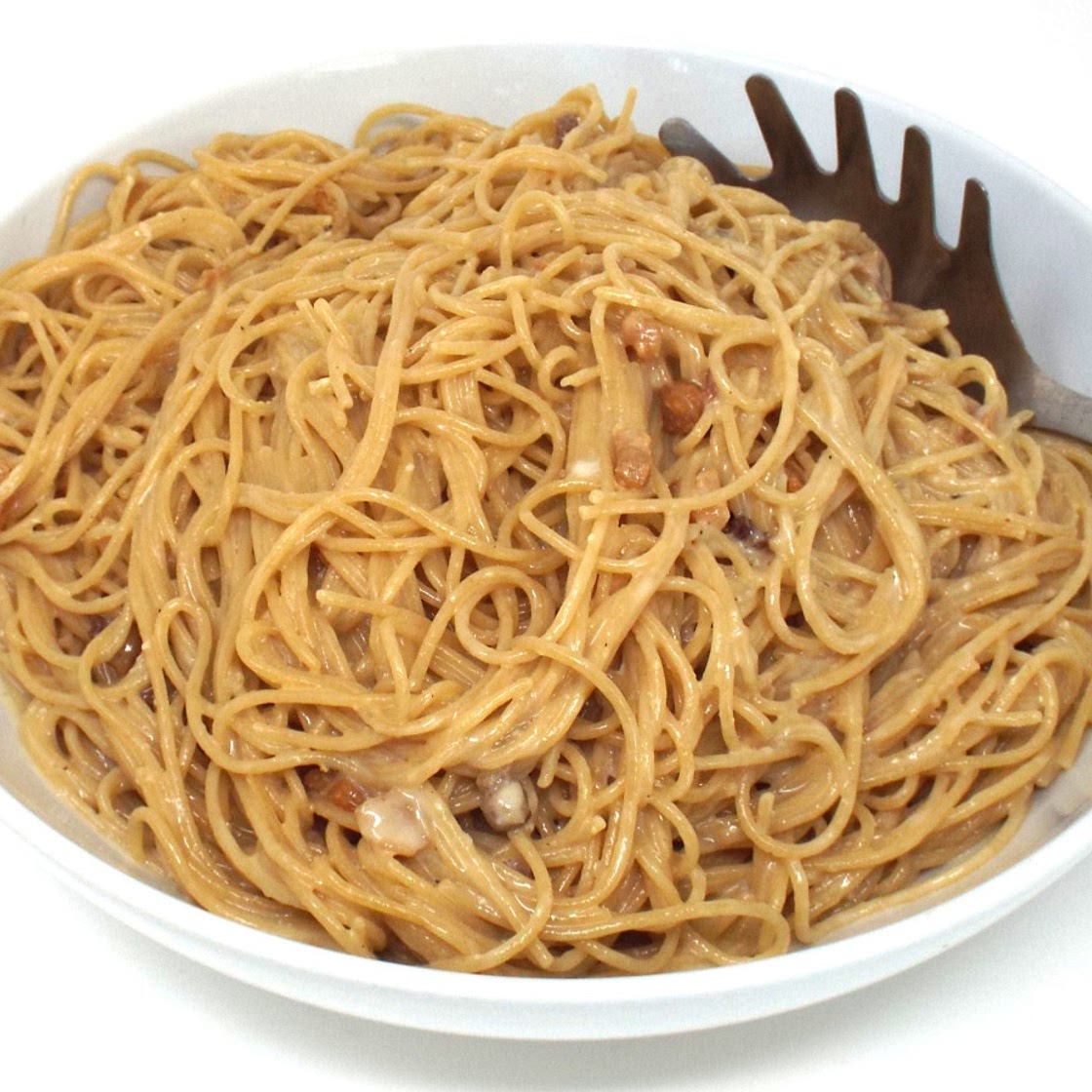 Pork Belly and Asiago Cheese Carbonara