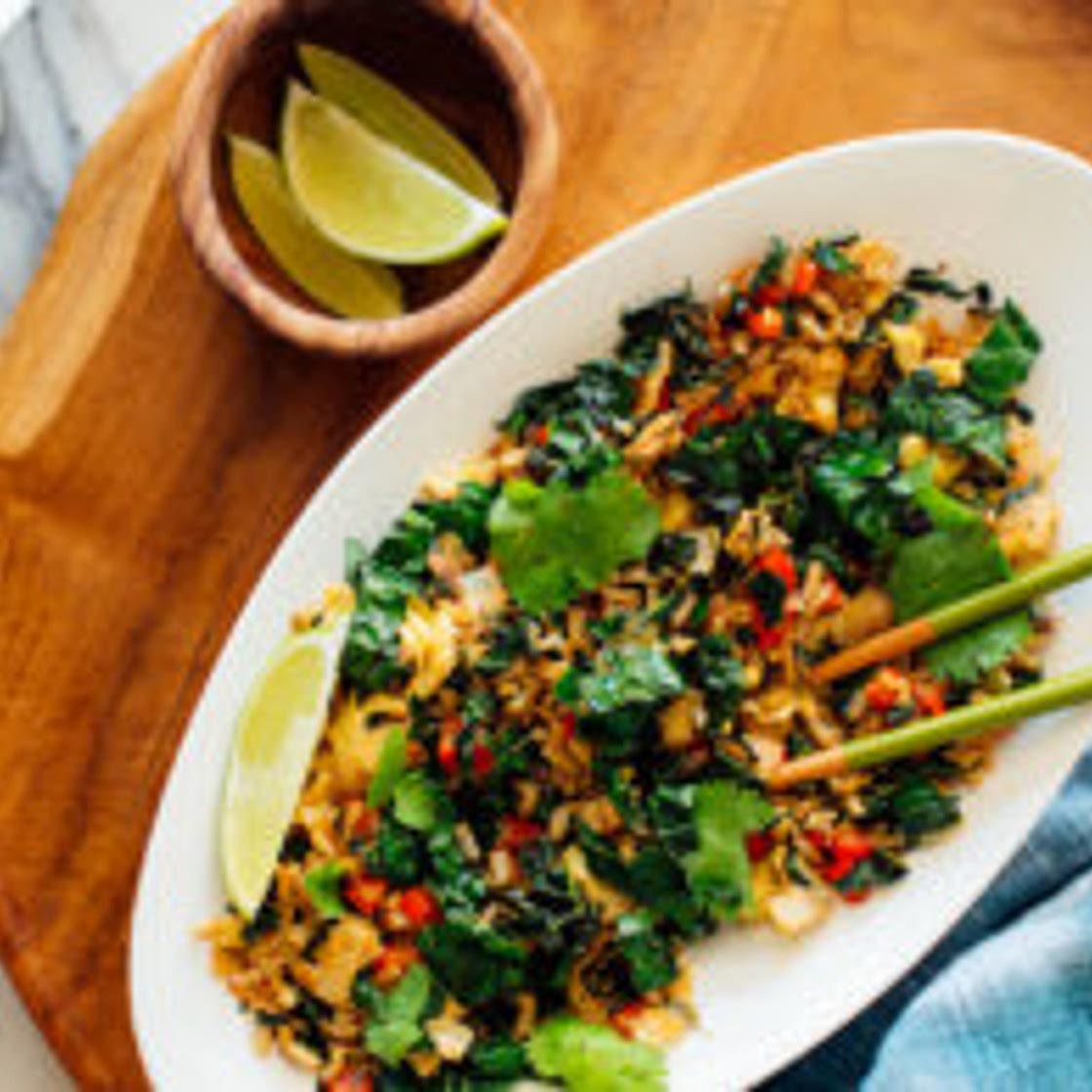 Spicy Kale and Coconut Fried Rice