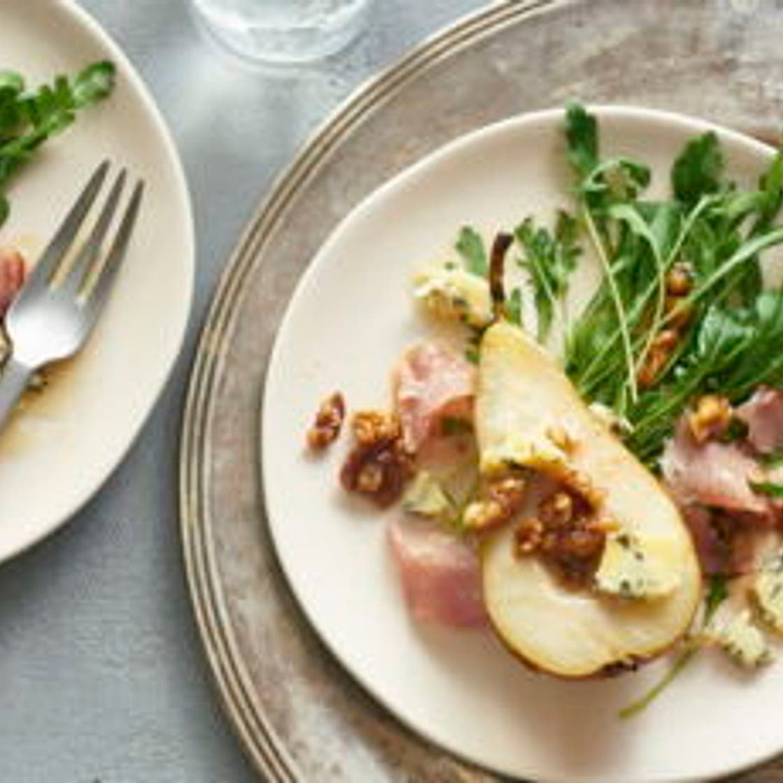 Salade de poires au bleu