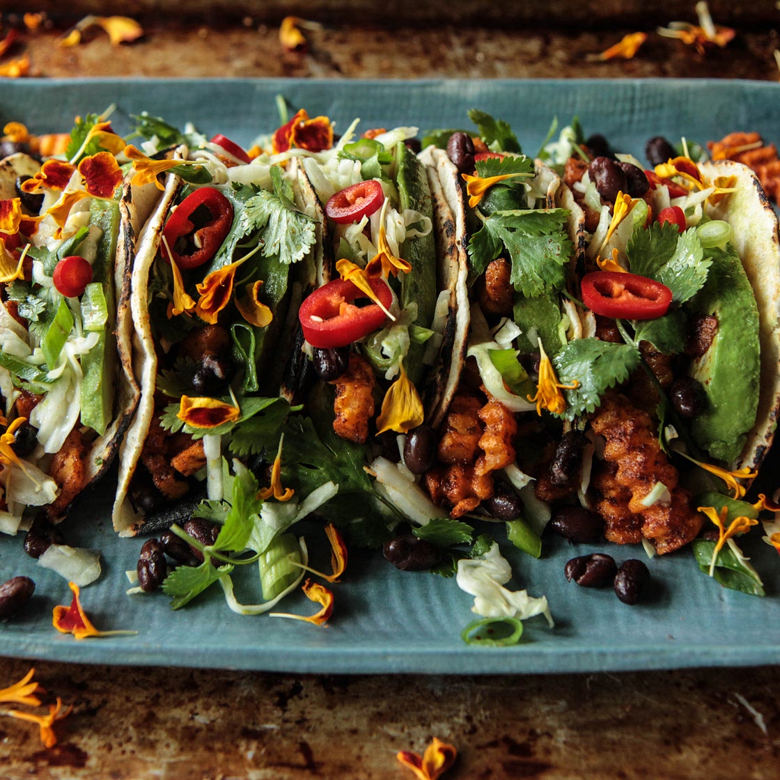 Spiced Butternut Squash Tacos