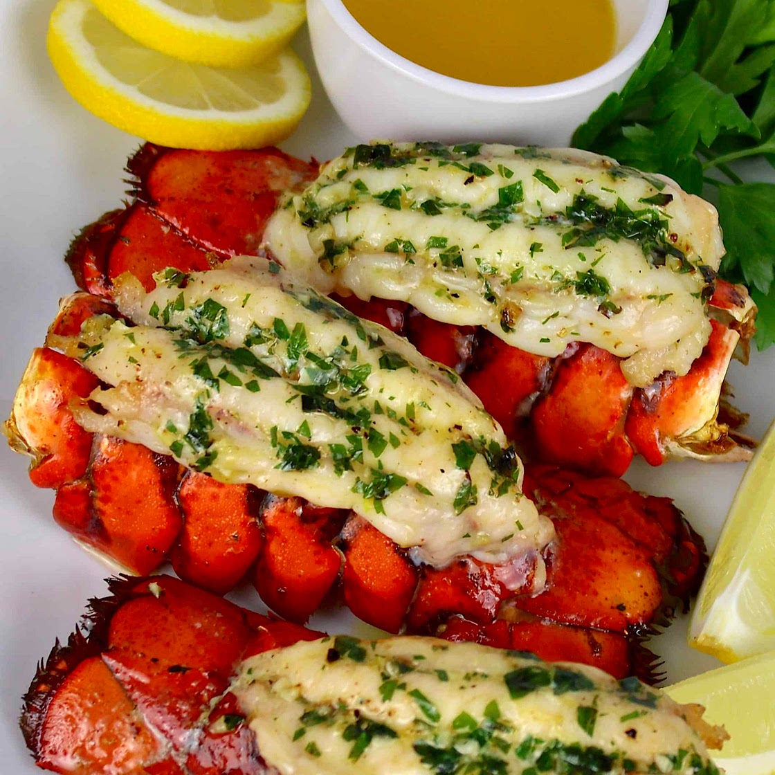 Broiled Lobster Tails with Compound Butter