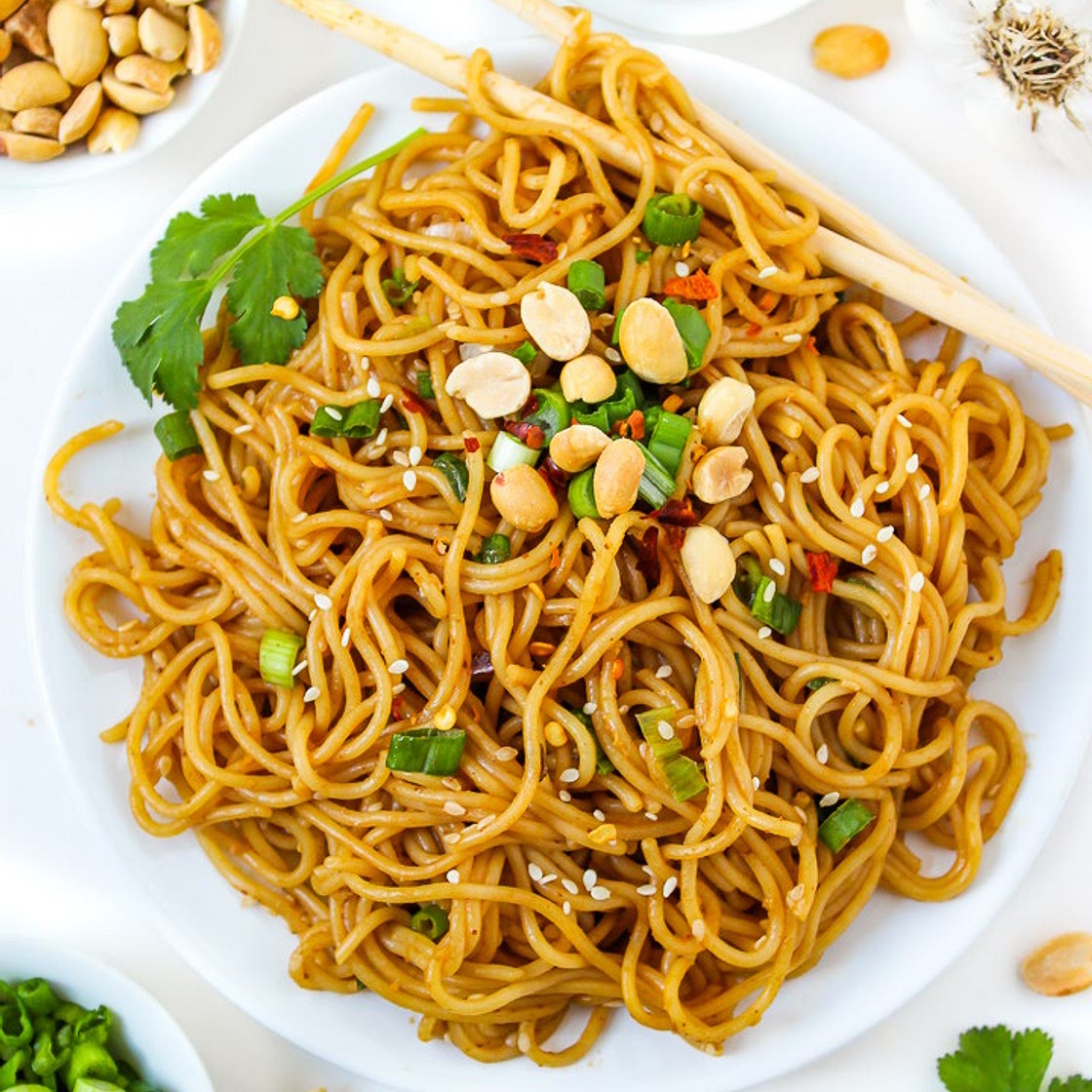 Hoisin Peanut Noodles (15 Minute!)
