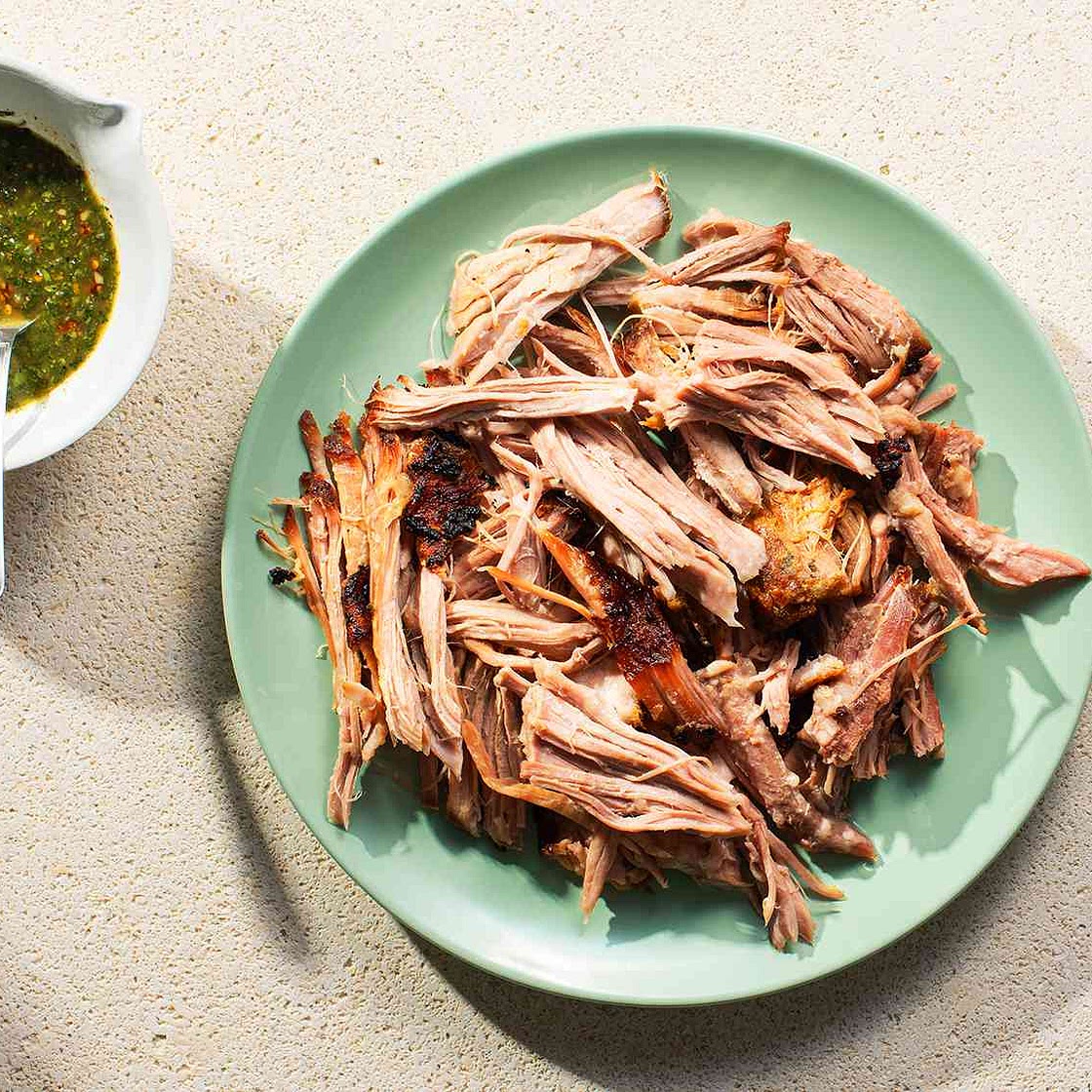 Cuban-Style Roast Pork Shoulder With Mojo Recipe