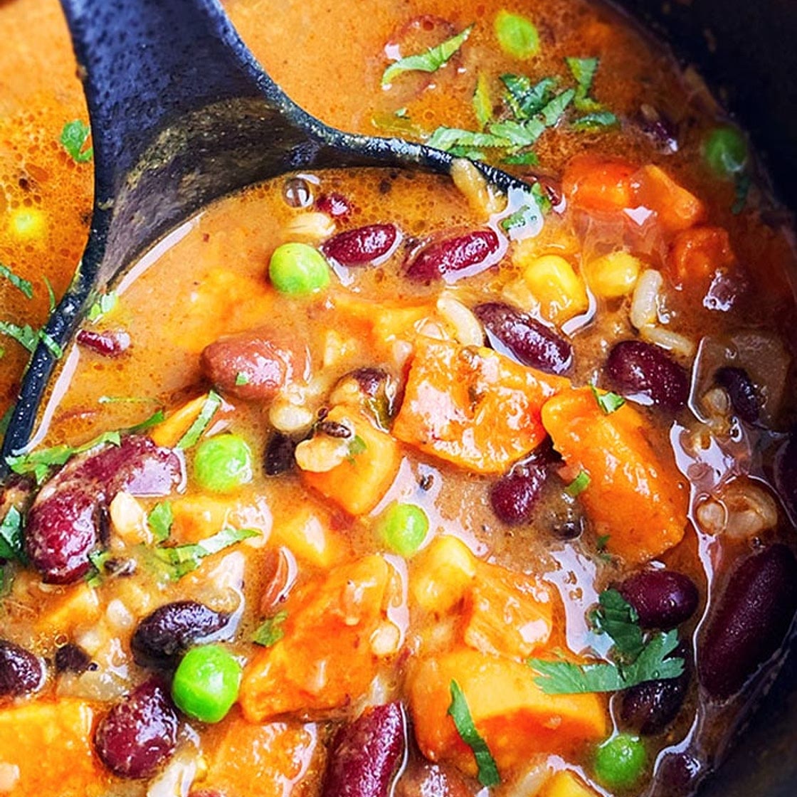 One Pot Sweet Potato Chili
