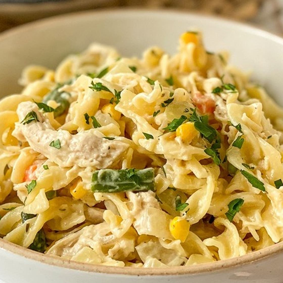 Chicken Pot Pie Pasta Recipe