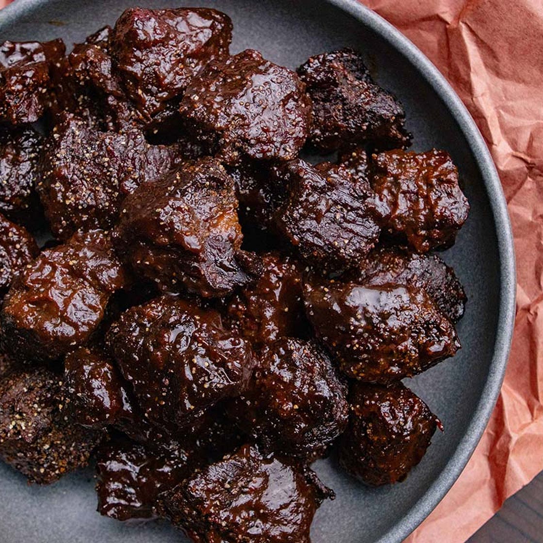 Smoked Poor Man's Burnt Ends