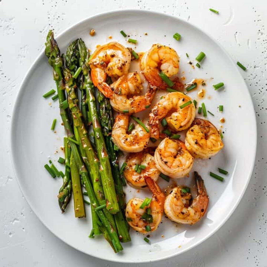 Lemon Butter Shrimp with Asparagus Recipe