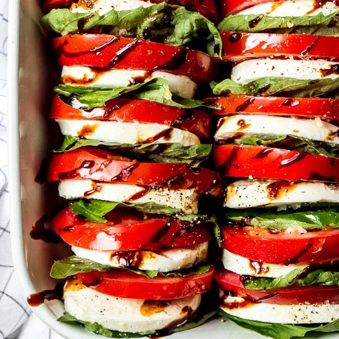 Tomato Mozzarella Basil Salad