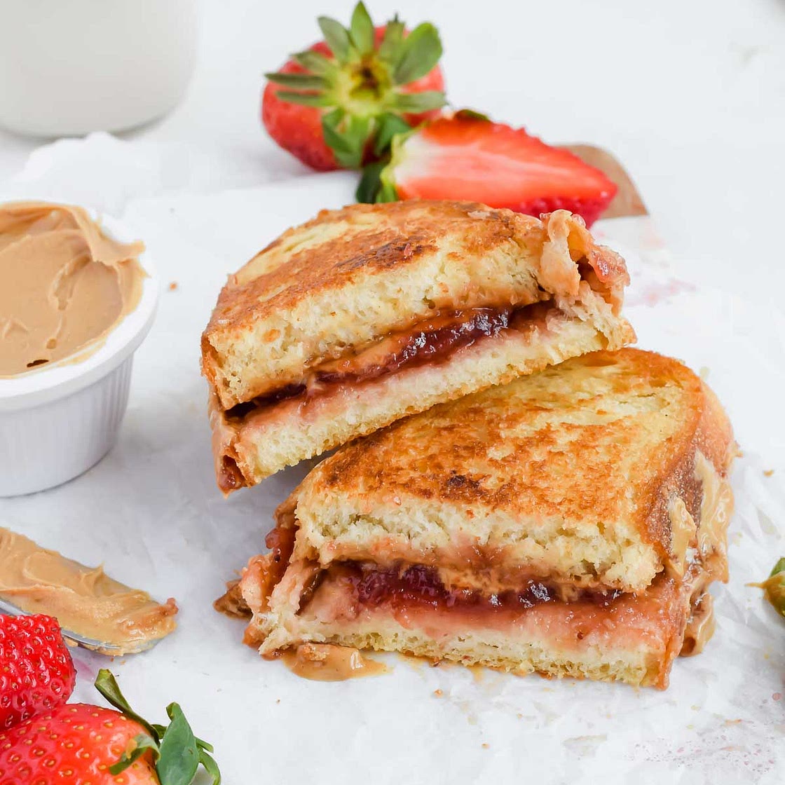 Grilled Peanut Butter and Jelly