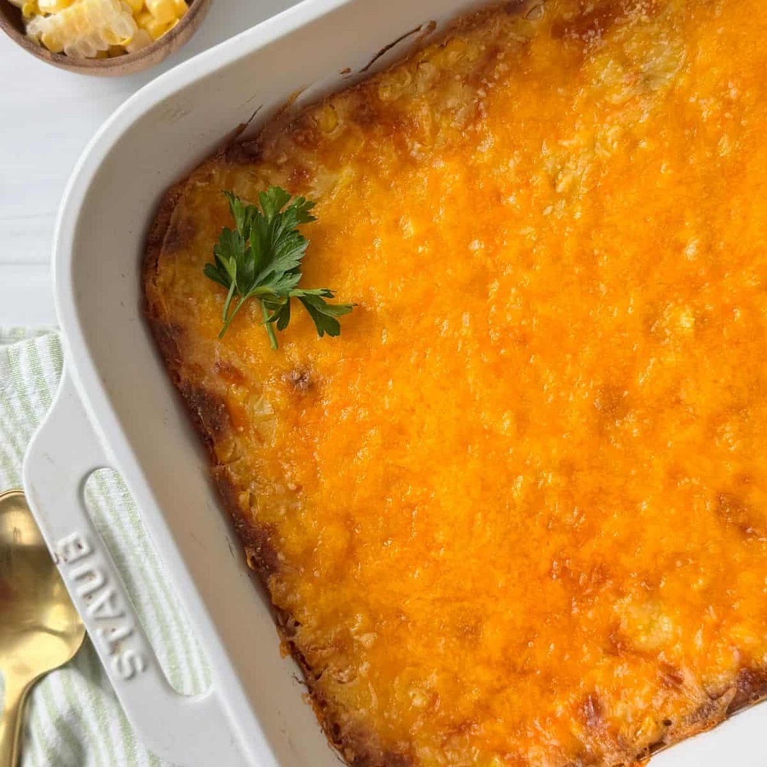 Gluten Free Corn Casserole (Cheesy Jiffy Style)