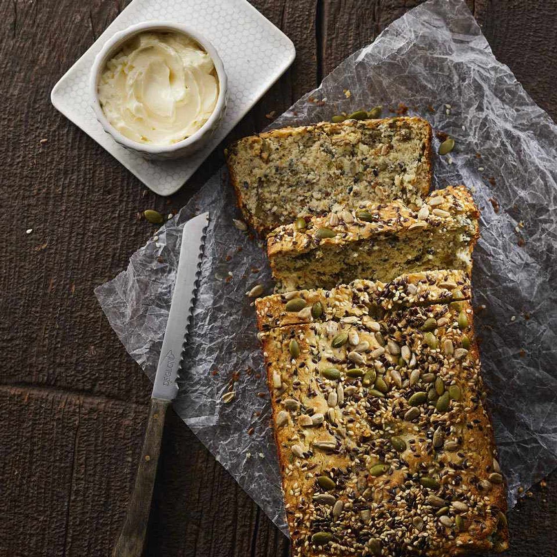 Low-Carb Seeded Quick Bread