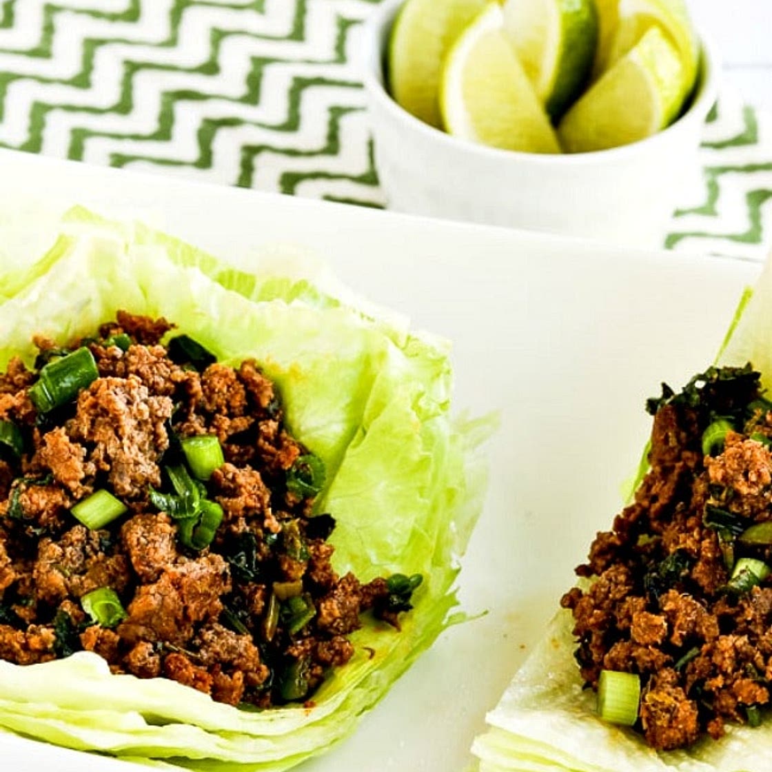 Sriracha Beef Lettuce Wraps