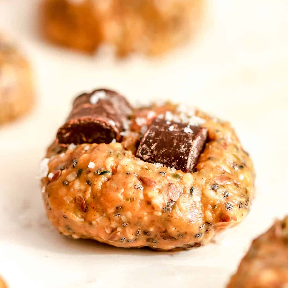 No Bake Seedy Breakfast Cookies