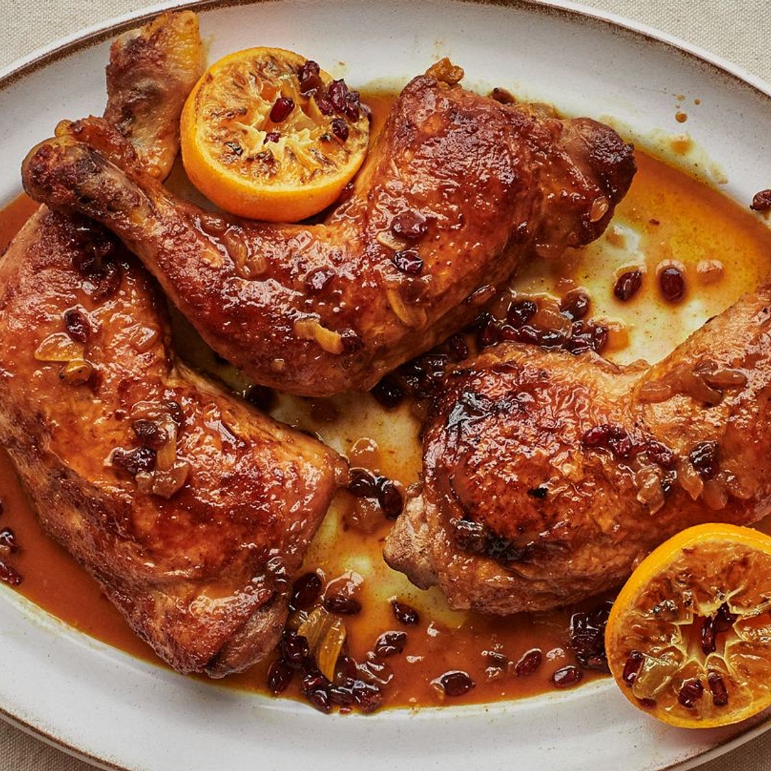 Vinegar Chicken With Barberries