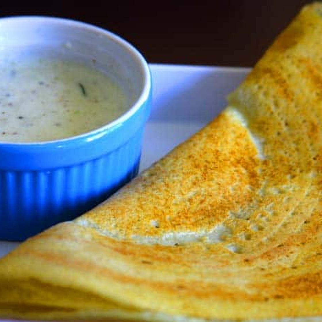 Brown Basmati Rice and Okra Dosa