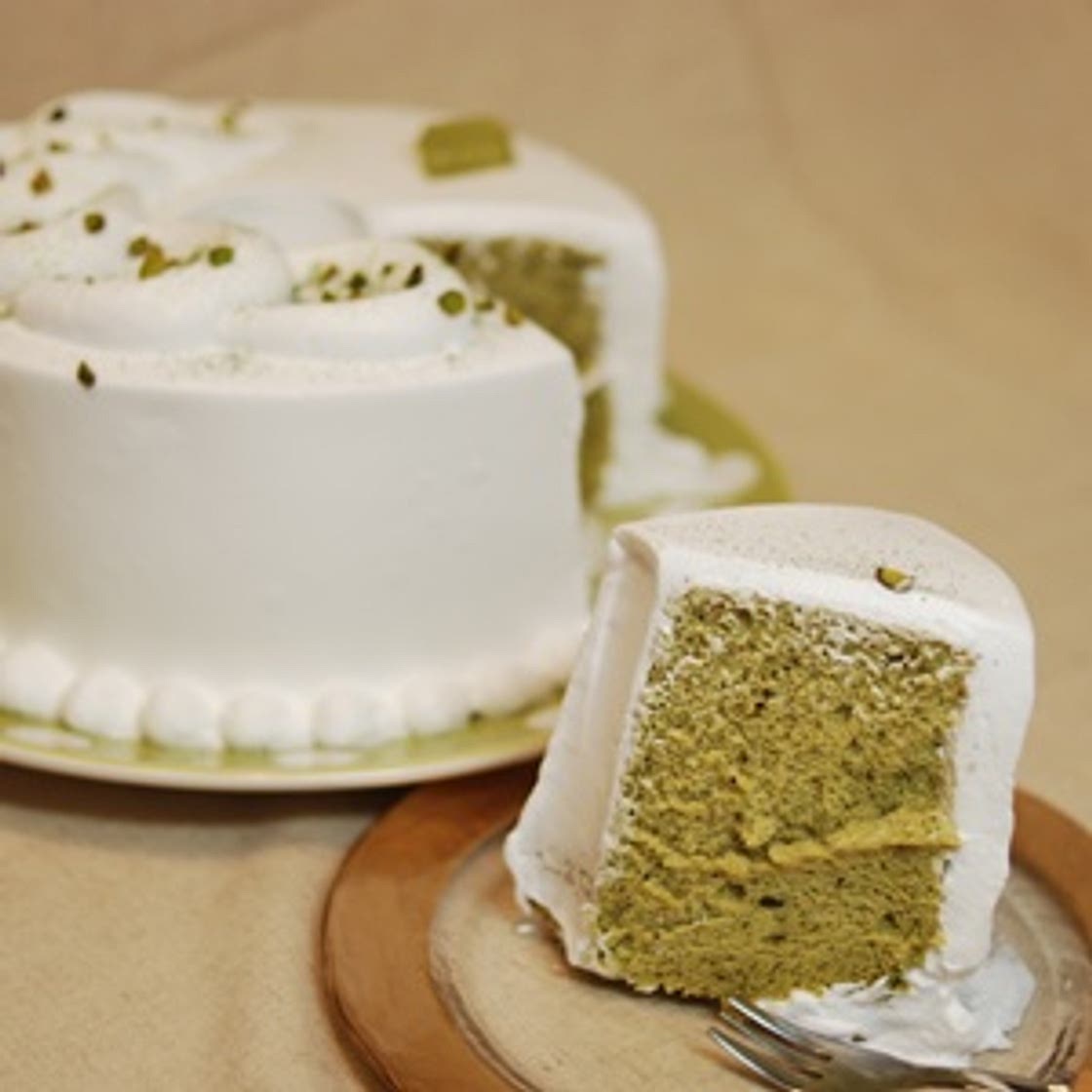 녹차쉬폰케이크