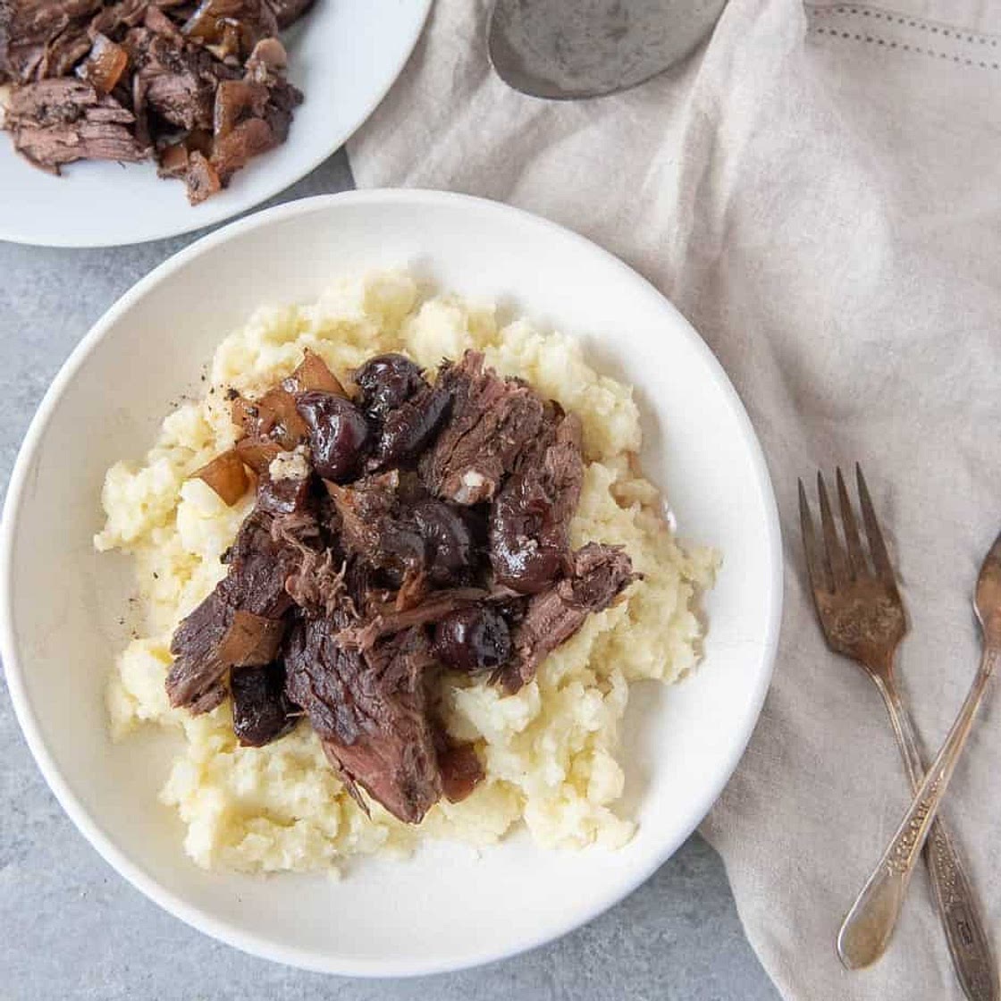 Cherry Balsamic Pot Roast (Paleo, Whole30, AIP)