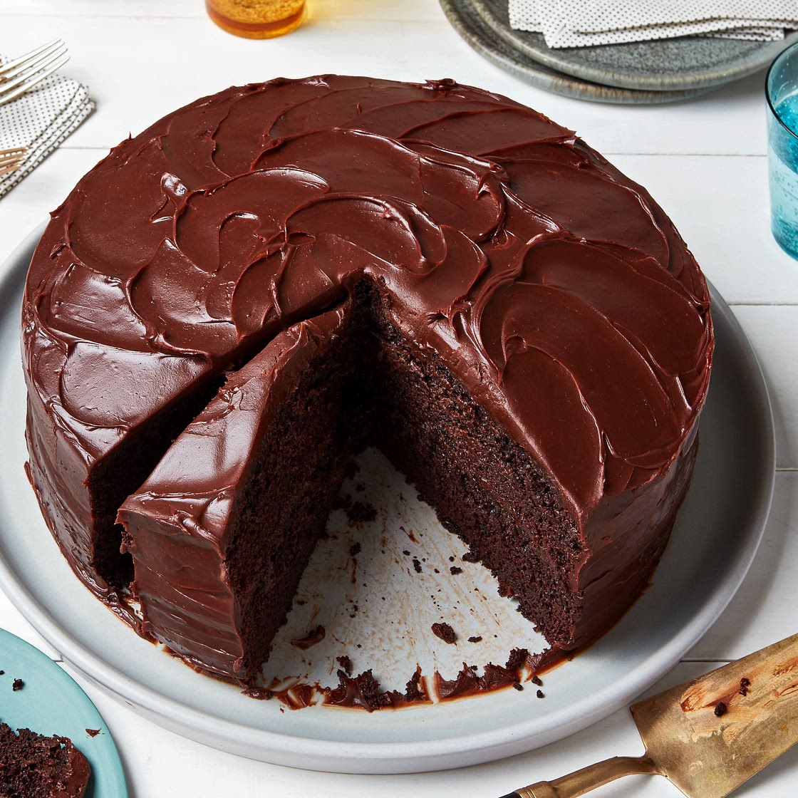 Double Chocolate Layer Cake