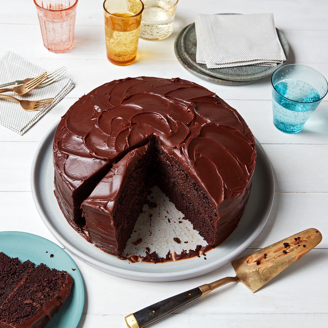 Double Chocolate Layer Cake